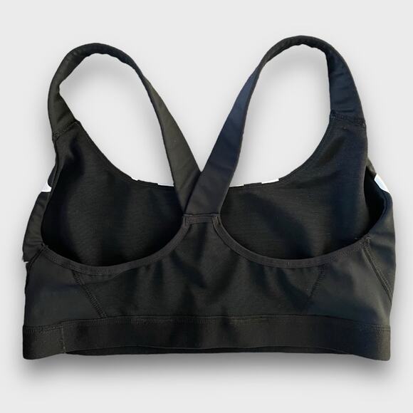 IVY PARK NWOT COLOR BLOCK LOGO BLACK MESH LINED SPORTS BRA LARGE - Picture 5 of 11